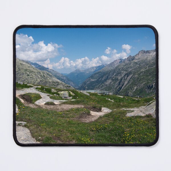 Item preview, Alpine Valley View in the Swiss Alps designed and sold by alicjamiekina.