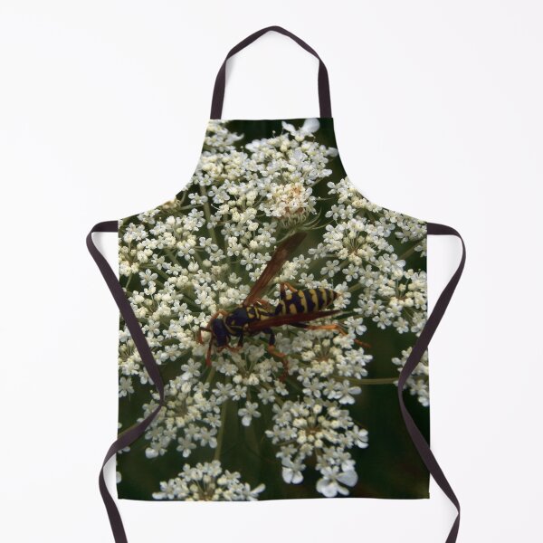 Item preview, European Paper Wasp on Queen Anne's Lace designed and sold by gistinker.