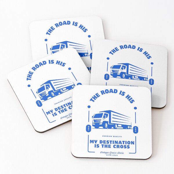 Item preview, The Road Is His – Christian Trucker designed and sold by OrtegaGrace.