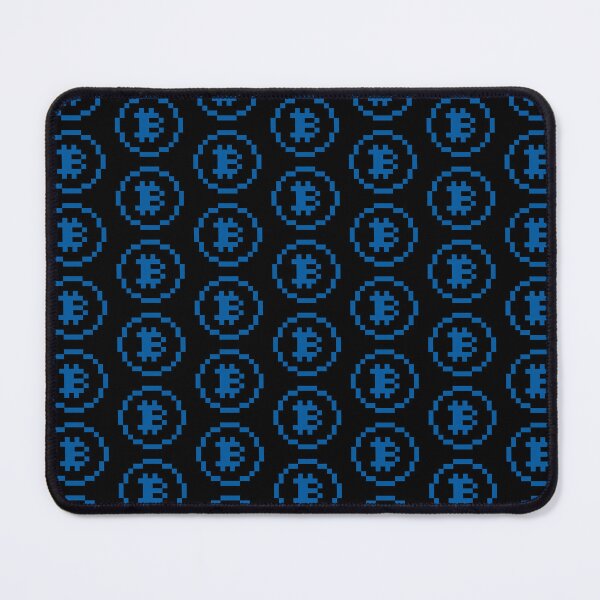 Item preview, Bitcoin Logo 8-Bit – Pixel Art B Blue Symbol Design designed and sold by CyberRex.