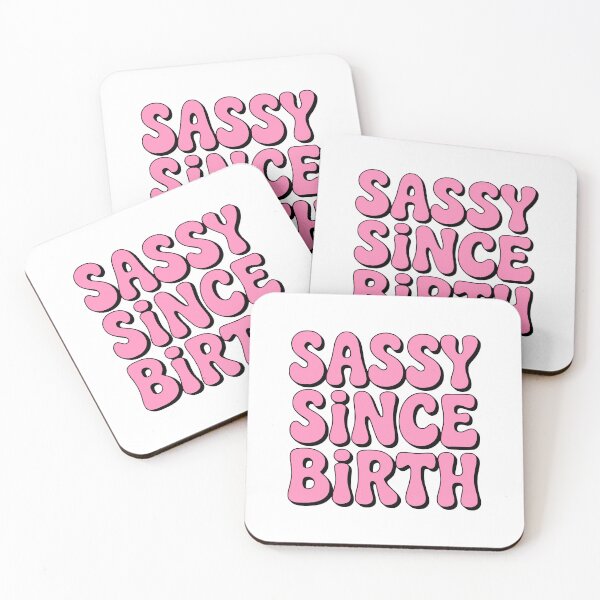 Item preview, Sassy Since Birth! Pink Girlie designed and sold by PMCreative.