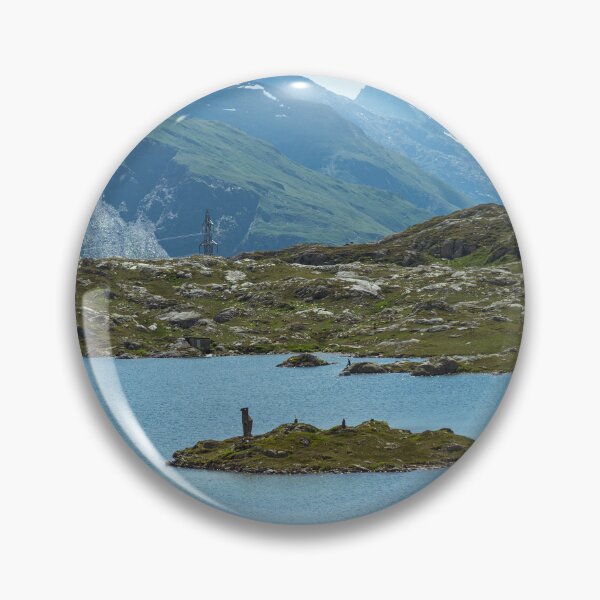 Item preview, Alpine Lake in the Swiss Mountains designed and sold by alicjamiekina.
