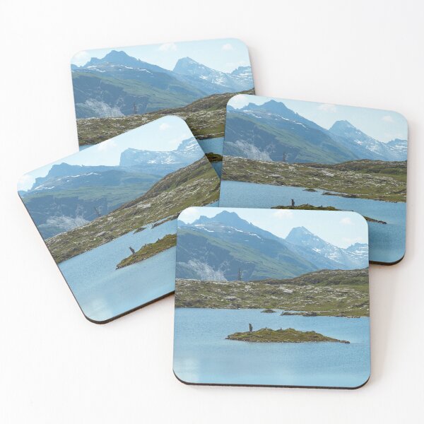 Item preview, Alpine Lake in the Swiss Mountains designed and sold by alicjamiekina.