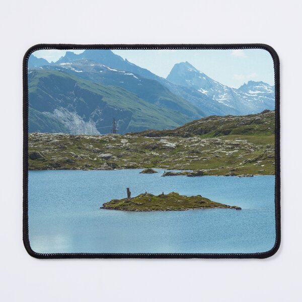 Item preview, Alpine Lake in the Swiss Mountains designed and sold by alicjamiekina.