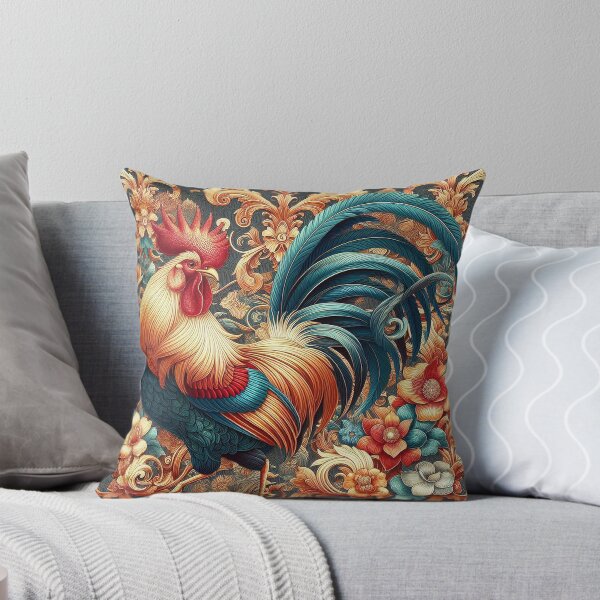 Item preview, Thai Motifs and the Rooster: A Cultural Fusion   designed and sold by Vanich-Panich.