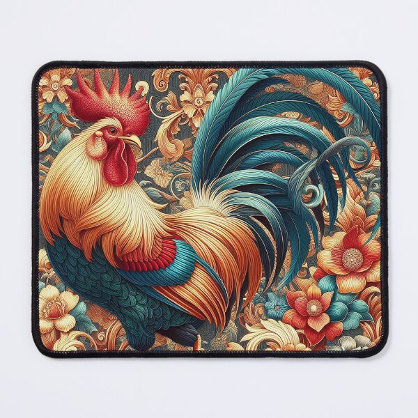 Item preview, Thai Motifs and the Rooster: A Cultural Fusion designed and sold by Vanich-Panich.