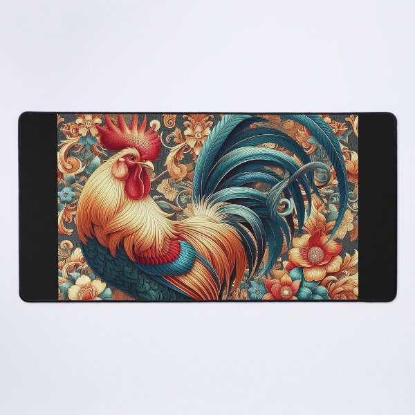 Item preview, Thai Motifs and the Rooster: A Cultural Fusion designed and sold by Vanich-Panich.