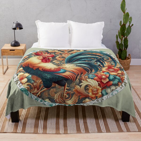 Item preview, Thai Motifs and the Rooster: A Cultural Fusion   designed and sold by Vanich-Panich.