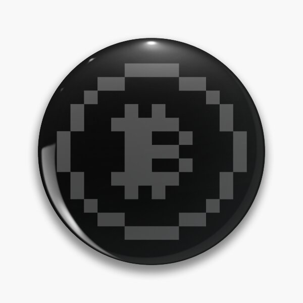 Item preview, Bitcoin Logo 8-Bit – Pixel Art B Grey Symbol Design designed and sold by CyberRex.