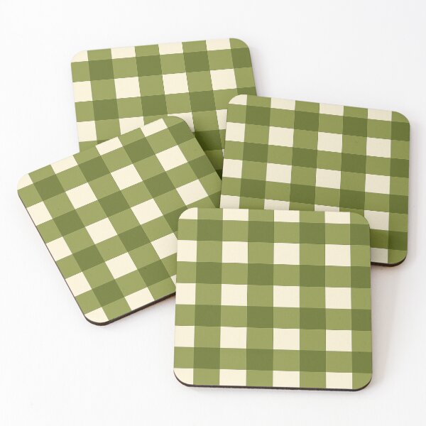 Item preview, Olive Green Checkerboard Pattern designed and sold by weirdfishes123.