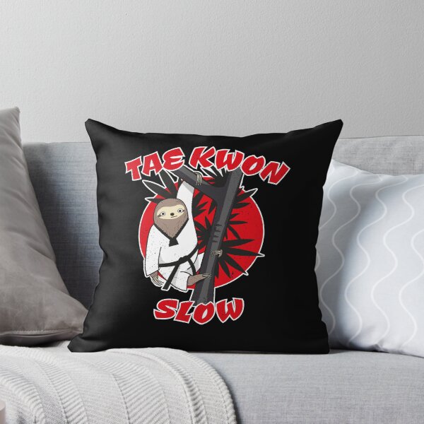 Item preview, Tae Kwon Slow Funny Martial Art Sloth Pun designed and sold by propellerhead.