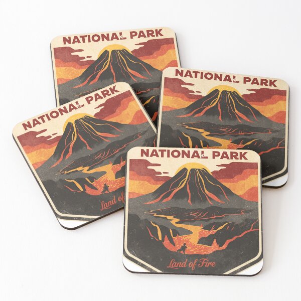 Item preview, Mustafar national park - Echoes of the Wild Frontier designed and sold by VintageOddities.