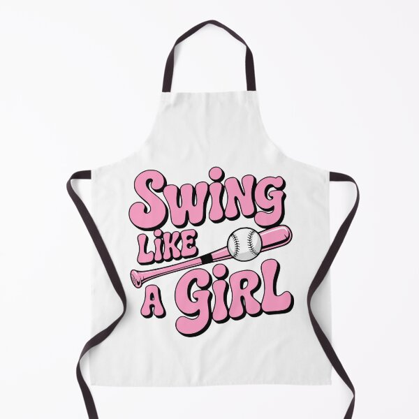 Item preview, Swing Like A Girl! Pink Baseball Girlie designed and sold by PMCreative.