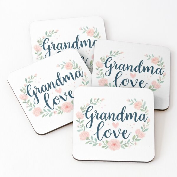 Item preview, Grandma Love – Floral Typography Design designed and sold by artsdesignpro.