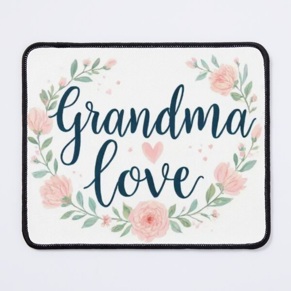 Item preview, Grandma Love – Floral Typography Design designed and sold by artsdesignpro.