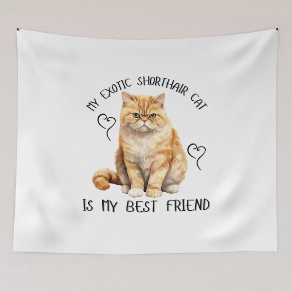 Item preview, My Exotic Shorthair Cat Is My Best Friend designed and sold by Viikis.