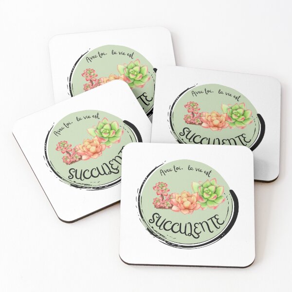 Item preview, Succulent plant motif with pun designed and sold by The-Fluffy-Paws.