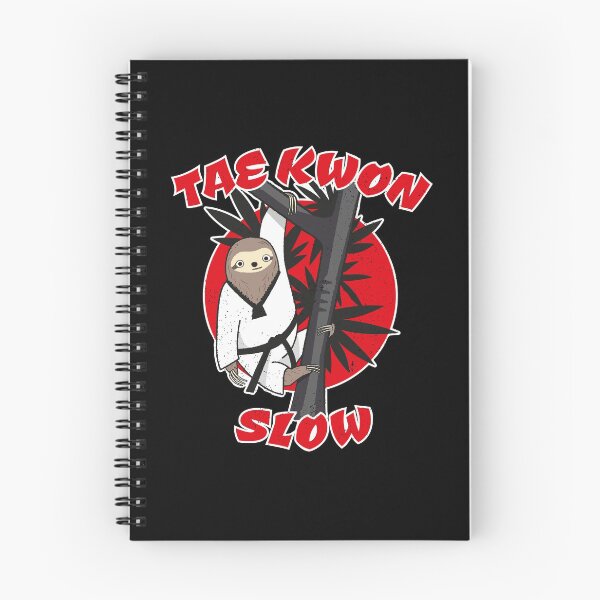 Item preview, Tae Kwon Slow Funny Martial Art Sloth Pun designed and sold by propellerhead.