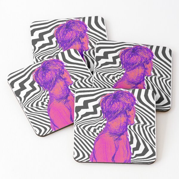 Item preview, Lost in the Static - Psychedelic Sketch Digital Design designed and sold by Loops & Lines.