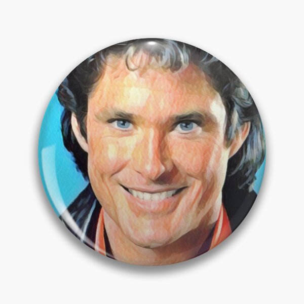 Item preview, David Hasselhoff portrait designed and sold by Pinkgnomie.