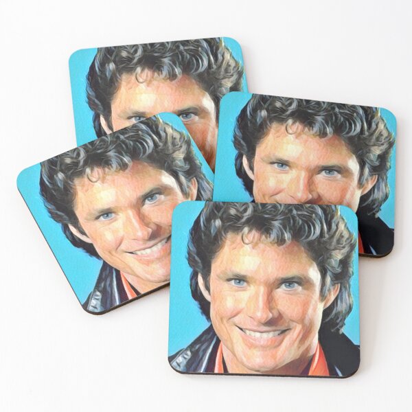 Item preview, David Hasselhoff portrait designed and sold by Pinkgnomie.