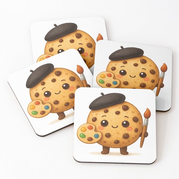 Item preview, Cookie Artist – Kawaii Palette and Brush designed and sold by ReineDingo.