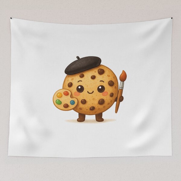 Item preview, Cookie Artist – Kawaii Palette and Brush designed and sold by ReineDingo.