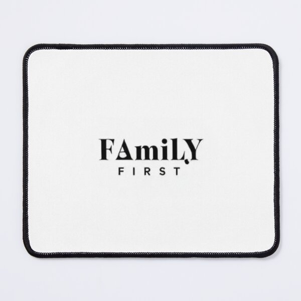 Item preview, Family First – Minimalist Quote designed and sold by artsdesignpro.