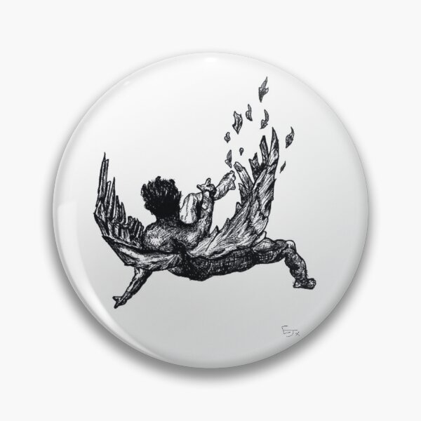 Item preview, Fall of Icarus Sketch designed and sold by Loops & Lines.