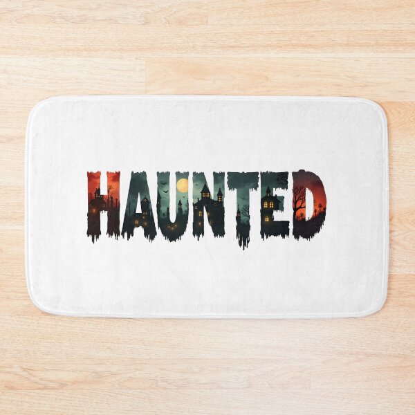 Item preview, Haunted Spooky Houses Inside Creepy Dripping Haunted Text designed and sold by HasHs.