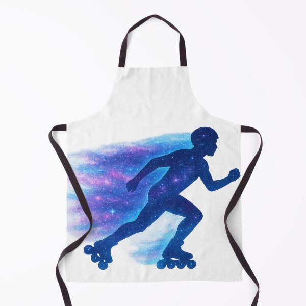 Item preview, Galaxy Inline Skate Trails – Cosmic Rollerblading Design designed and sold by NovaMoodCo.