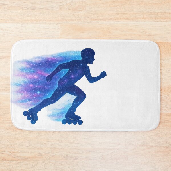 Item preview, Galaxy Inline Skate Trails – Cosmic Rollerblading Design designed and sold by NovaMoodCo.