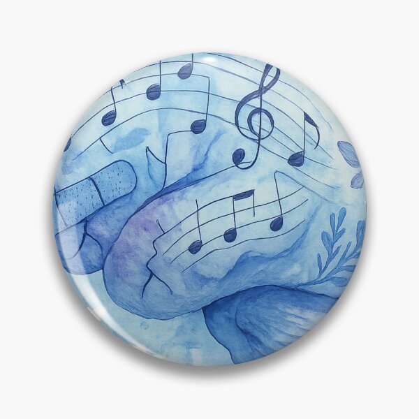 Item preview, Trauma Recovery Music Therapy - Neural Healing Art - Mental Health Gift designed and sold by TONSNAP.