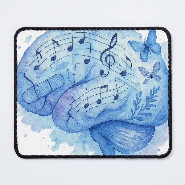Item preview, Trauma Recovery Music Therapy - Neural Healing Art - Mental Health Gift designed and sold by TONSNAP.