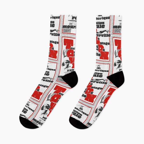 Item preview, What to do in Toulon, red and black symbols designed and sold by petiteToulon.