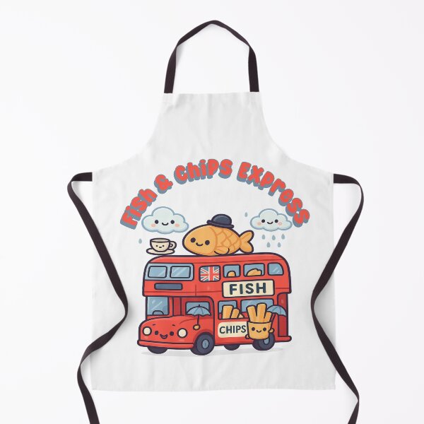 Item preview, London Fish & Chips Food Truck designed and sold by Globalcitytees.