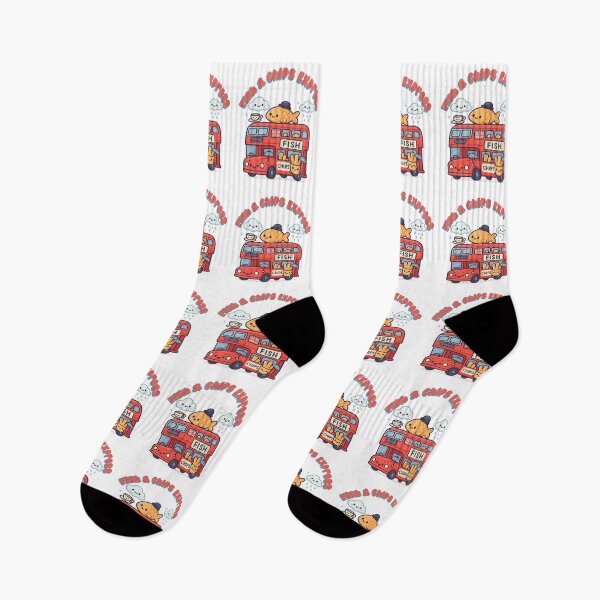Item preview, London Fish & Chips Food Truck designed and sold by Globalcitytees.
