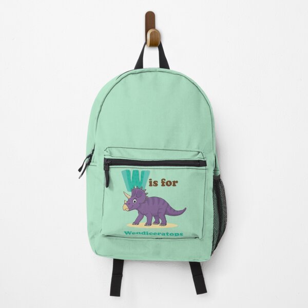 Item preview, Cute Dinosaur Alphabet Poster | W is for Wendiceratops Nursery Art designed and sold by FilizDesigner.