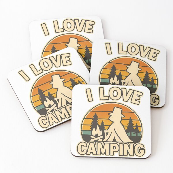 Item preview, I Love Camping designed and sold by CHILLIN-Shop.