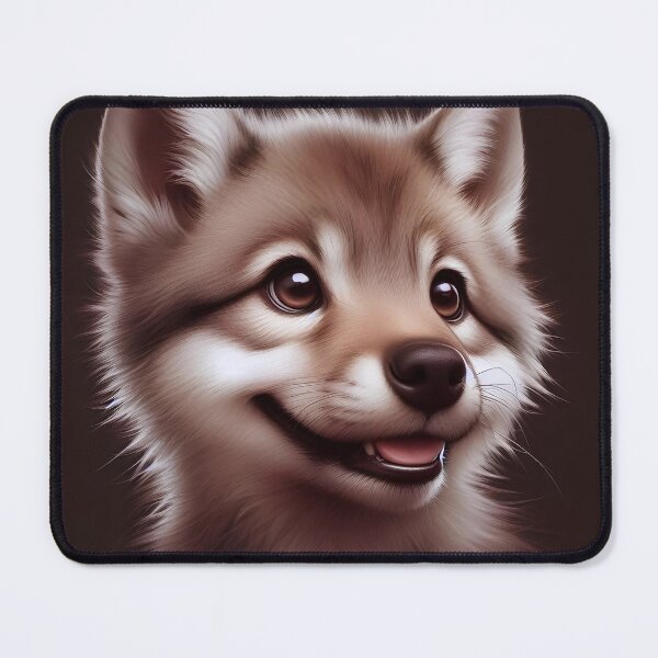 Item preview, Portrait of a baby wolf designed and sold by Artillenium.