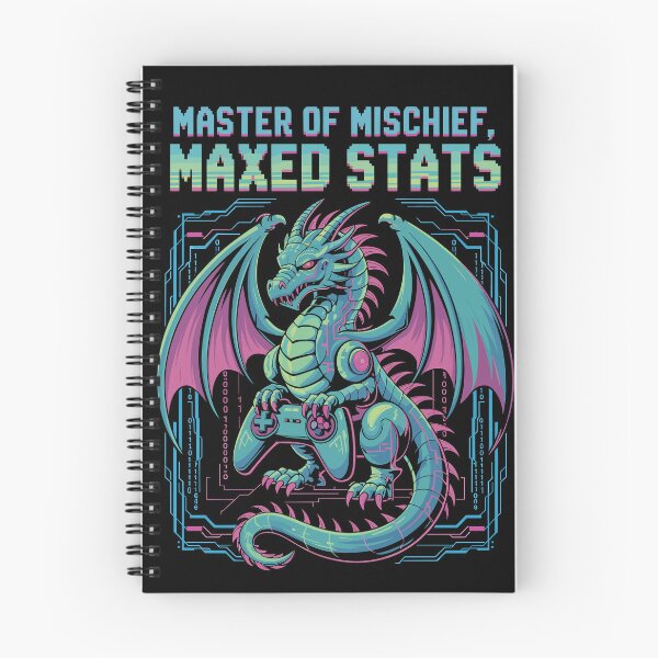 Item preview, Master of Mischief Maxed Stats Dragon Gamer RPG Design designed and sold by Serbin.