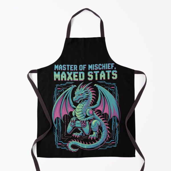 Item preview, Master of Mischief Maxed Stats Dragon Gamer RPG Design designed and sold by Serbin.