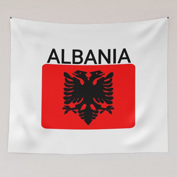 Item preview, Albania flag maps designed and sold by vibeno1.