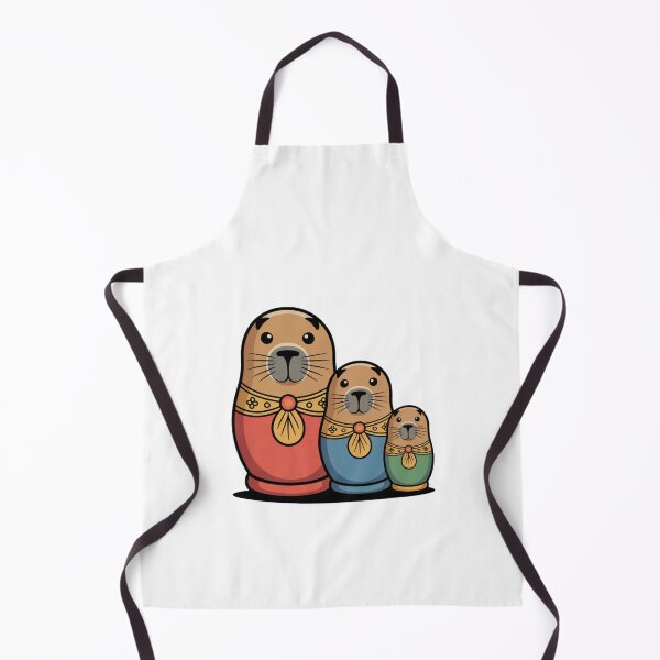 Item preview, Retro Capybara Matryoshka Babushka – Quirky Russian Nesting Doll Design designed and sold by Okada's t-shirts & accessories.