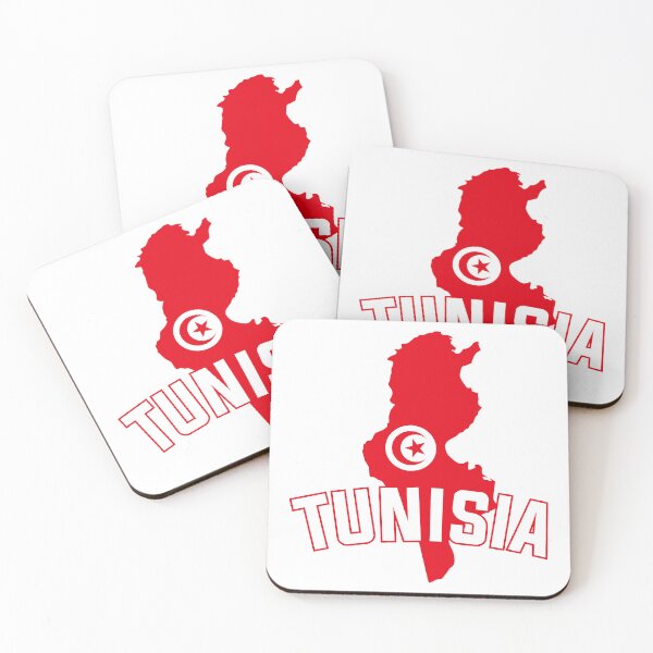 Item preview, map of Tunisia designed and sold by Wolagno.