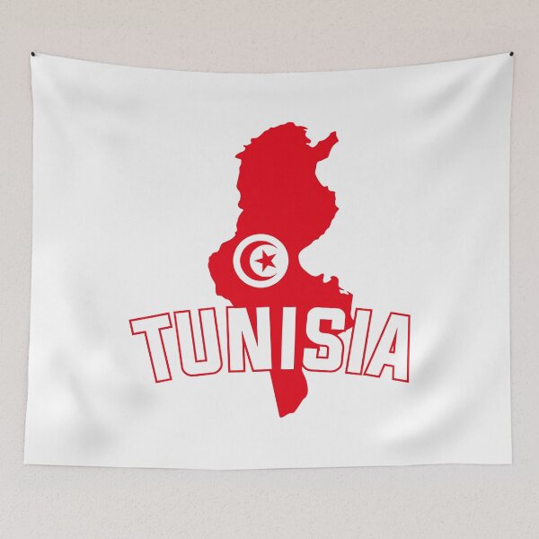 Item preview, map of Tunisia designed and sold by Wolagno.