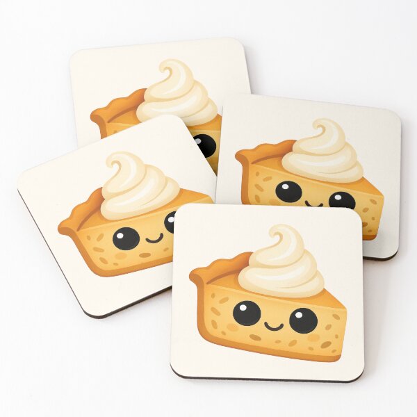 Item preview, Cute kawaii pumpkin pie slice designed and sold by FatBirdie.
