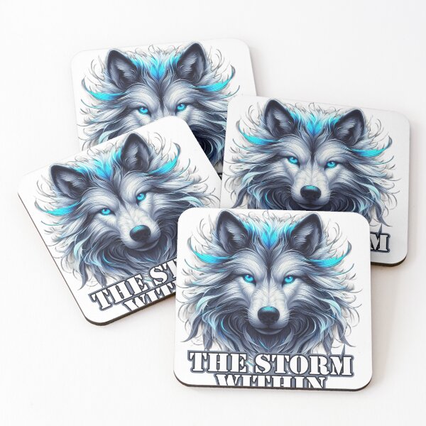 Item preview, The Storm Within – Electric Wolf Spirit designed and sold by Nirbhay.