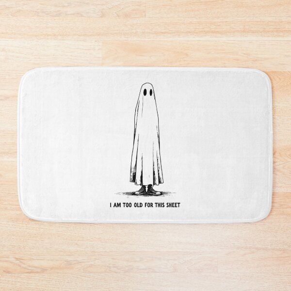 Item preview, Funny Ghost Pun Too Old For This Sheet-Black  designed and sold by HasHs.