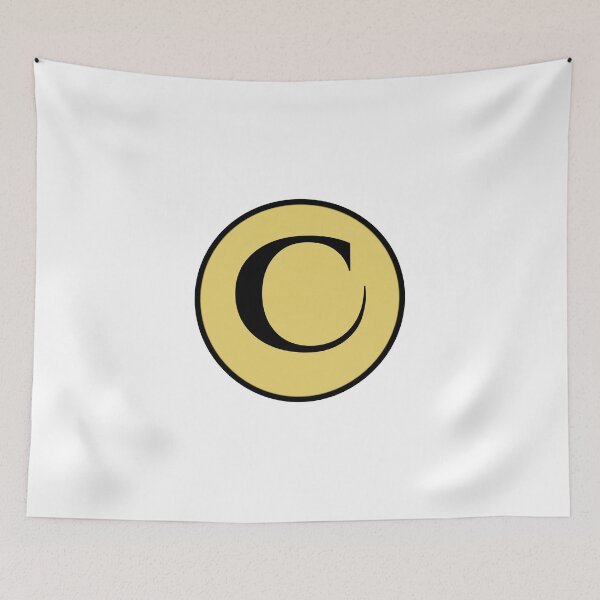 Item preview, Vintage Gold C Monogram designed and sold by rustyroofco.